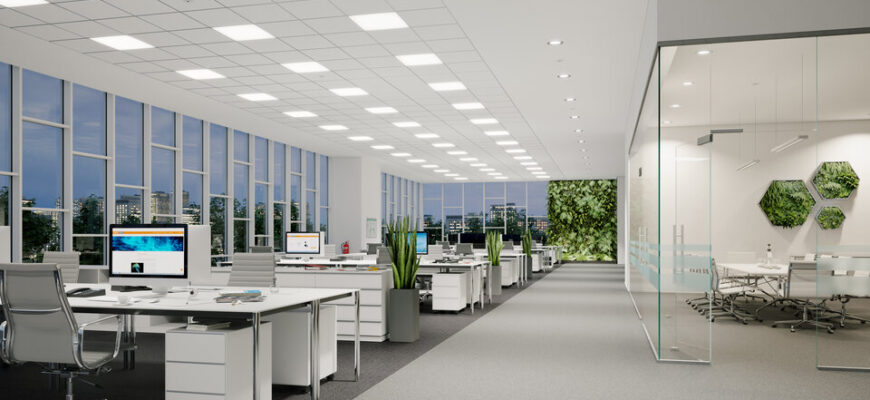 Освещение будущего: лед светильники в офисе