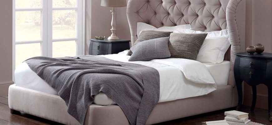 Идеальная кровать с мягким изголовьем: комфорт и стиль в спальне